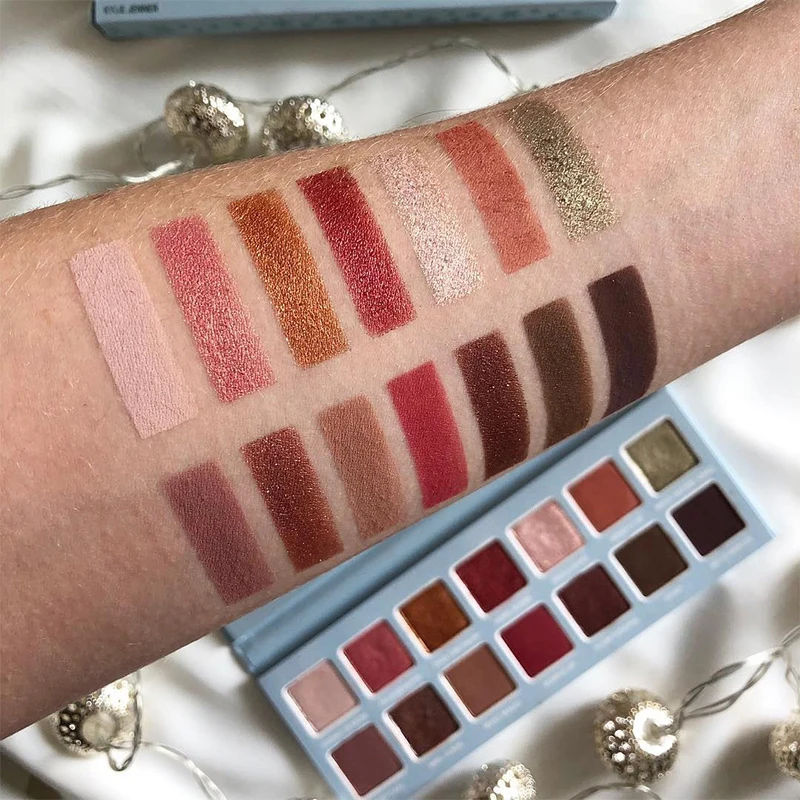 14 цветов матовые тени для век макияж мягкие с металлическим блеском цвета