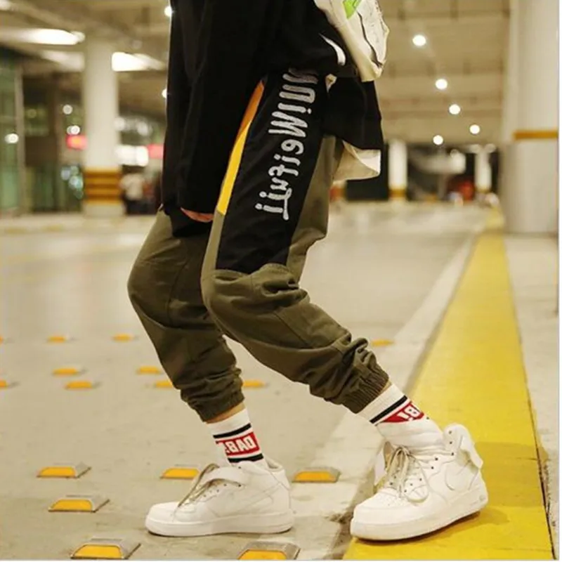Хип Хоп Уличная Мужская джоггеры модные мужские брюки карго Брюки Высокая