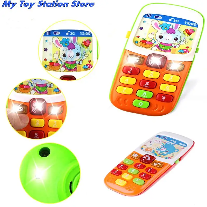 Милый мини-телефон для детей телефон модель обучения Детский Электронный
