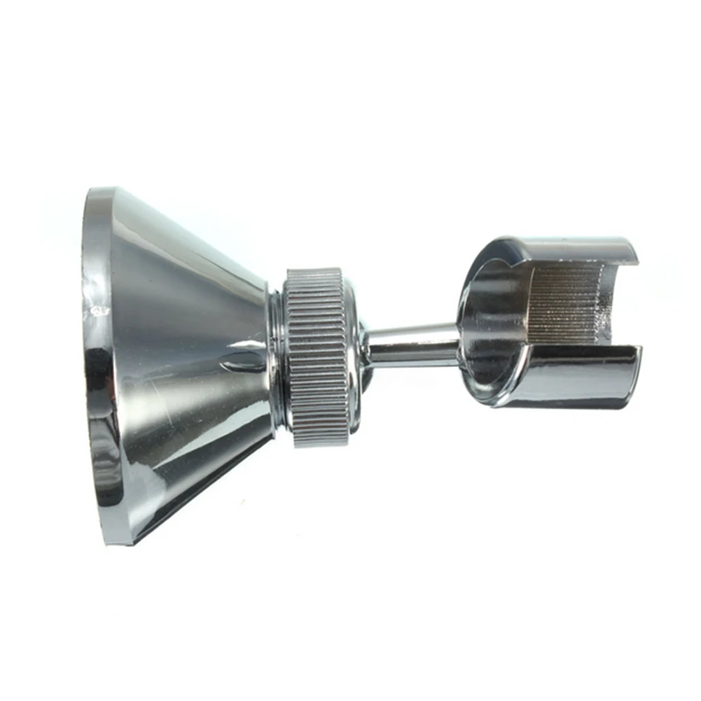 

Bathroom Hardware Durable Silver Waterproof Fixed Universal Rotatable Practical Wall Mounted Shower Head Bracket