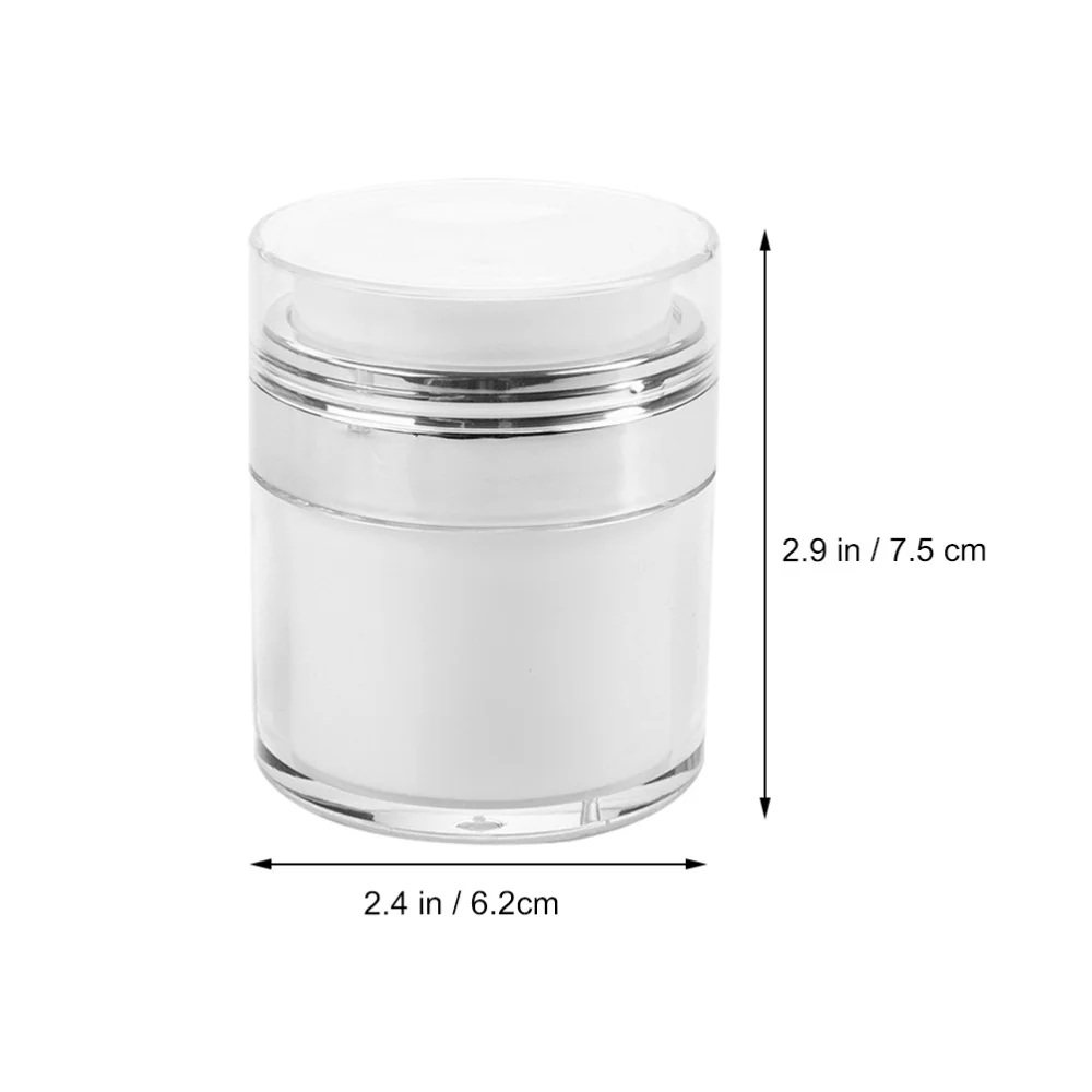 

1 Bag 2Pcs Double-layer Empty Creams Jars Cosmetic Bottles Storage Jars