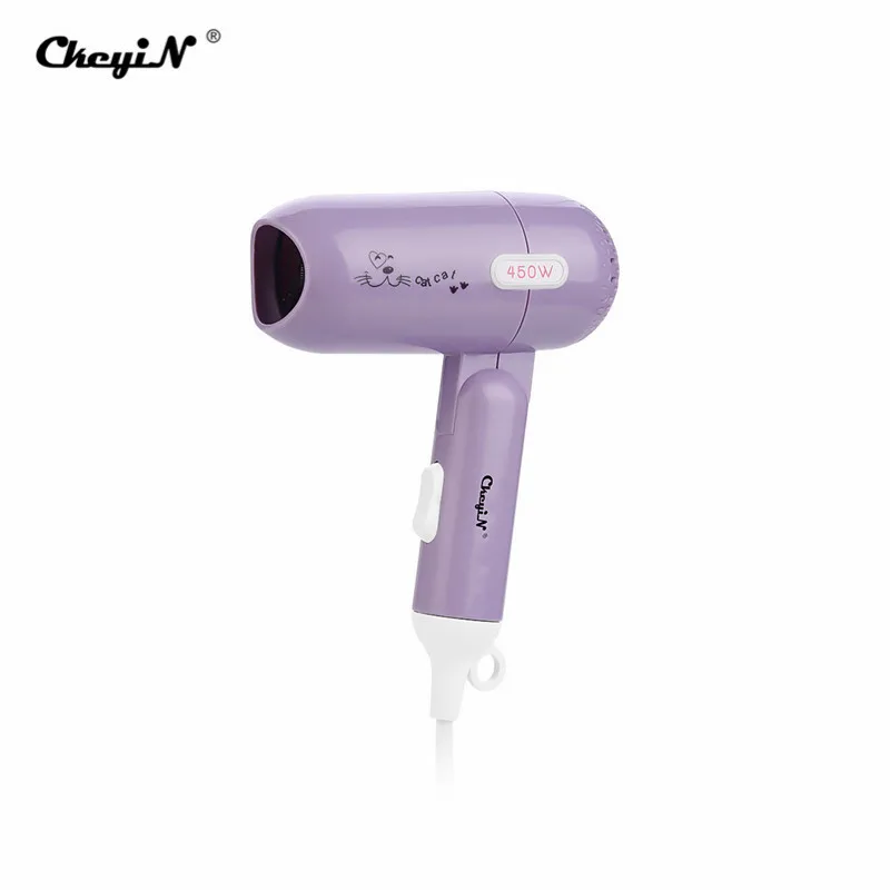 Миниатюрный Складной фен CkeyiN портативный складной с низким уровнем шума