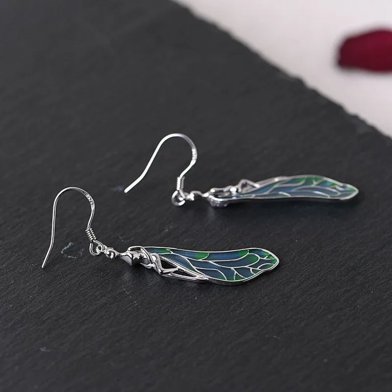 BOCAI реальные S925 чистого серебра Ушные Капли Ювелирные изделия 2020 Новая мода