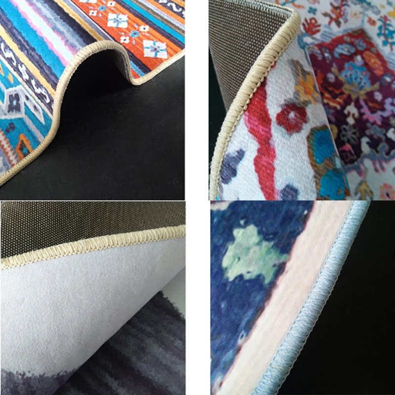 Ретро Национальный богемный мягкий ковер для гостиной спальни кухни коридора