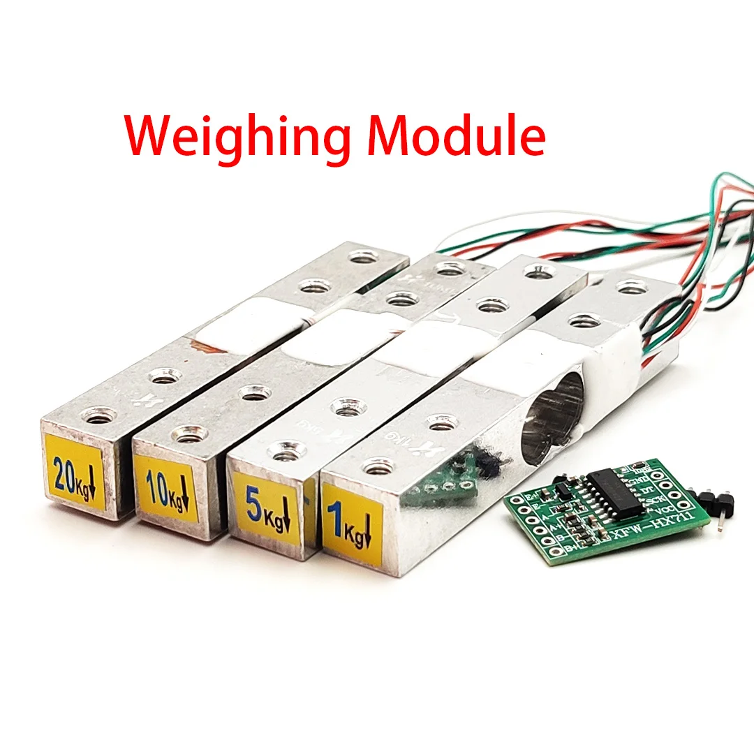 Модуль взвешивания 1 кг 5 кг 10 кг 20 кг Датчик давления для взвешивания небольшого диапазона с модулем HX711AD кухонные весы HX711