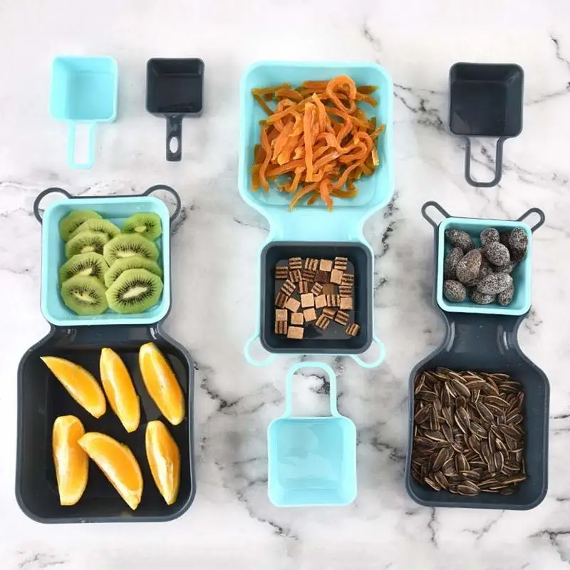 10 шт. Экологичная Большая квадратная миска из пшеничной соломы фруктовый салат