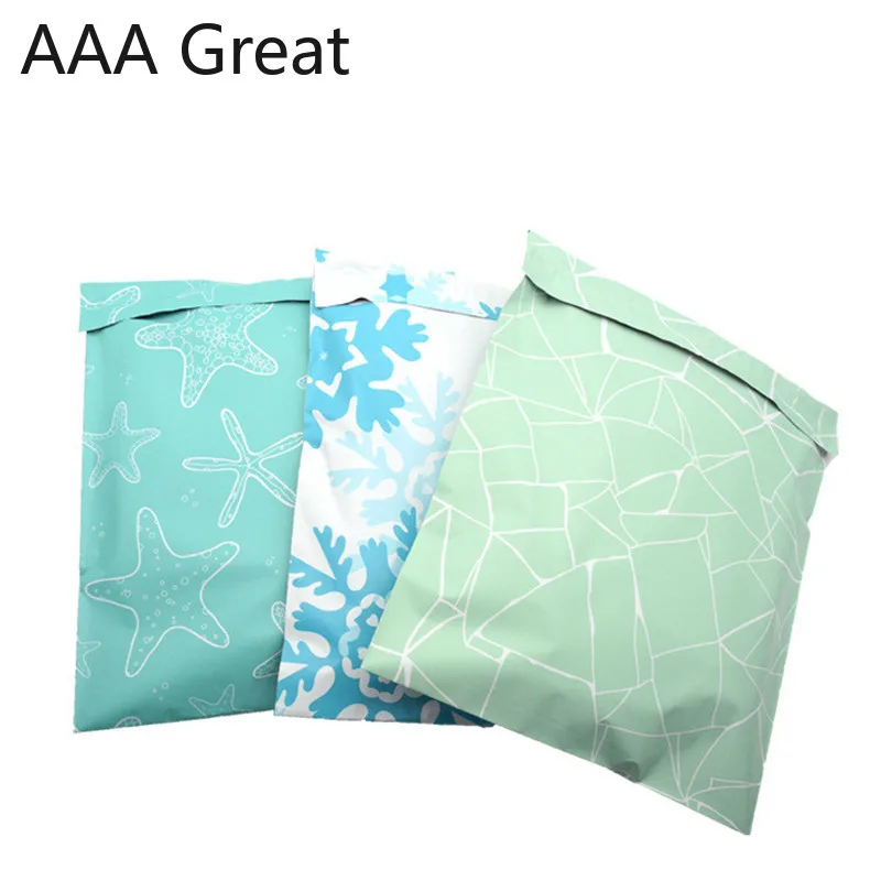 

100Pcs/Lot Stars Poly Mailer Adhesive Envelopes Courier Bags Plastic Christmas Gifts Mailing Toys Boxes Packaging Bags Cartoon