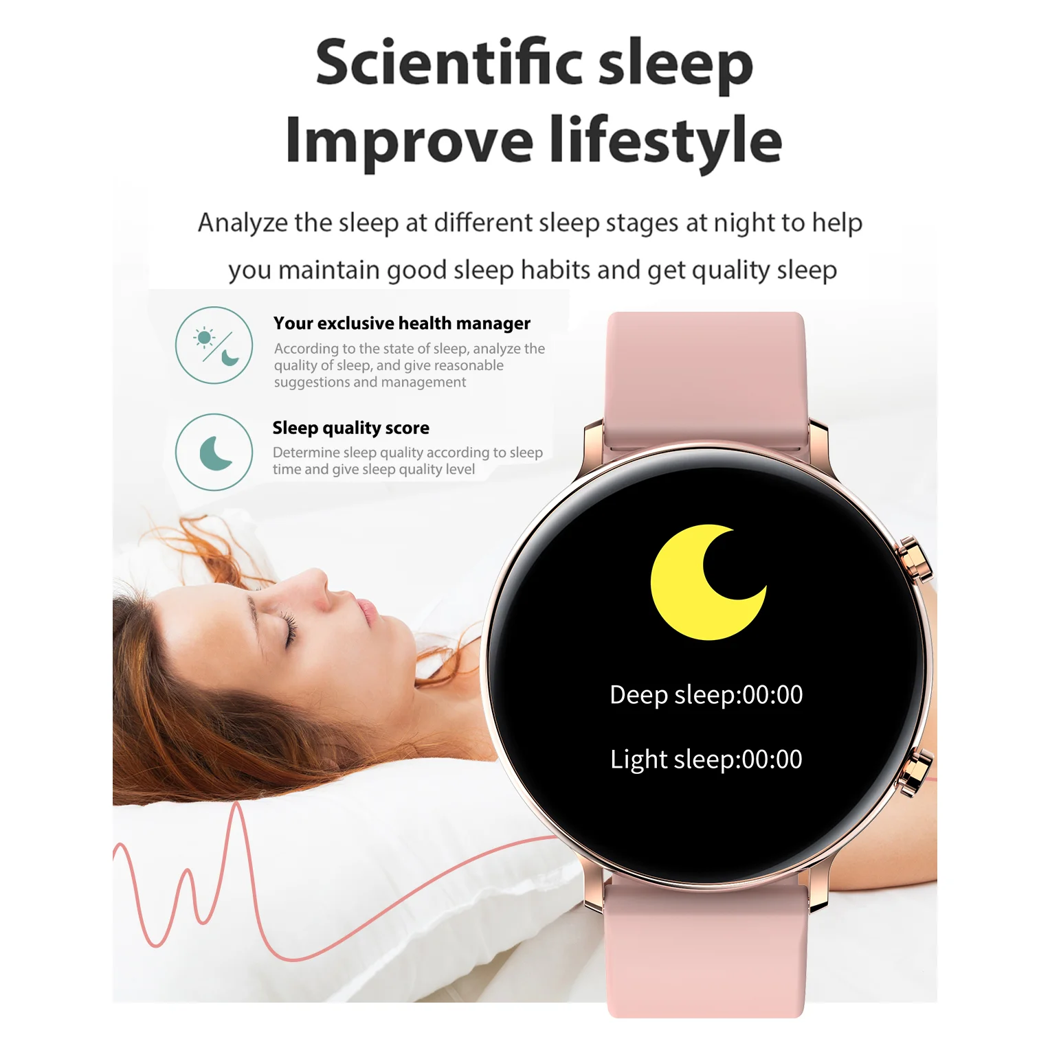 2021 New Bluetooth Call ECG+PPG Smart Watch Women IP68 Waterproof Heart Rate Monitor Ladies Smartwatch For Samsung Huawei Xiaomi |