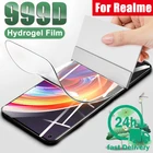 Гидрогелевая пленка с полным покрытием для OPPO Realme 7 Pro, защита экрана 6 5 C3 X7 X50 XT X2 C11 C12 C15 V5, Защитная мягкая пленка без стекла