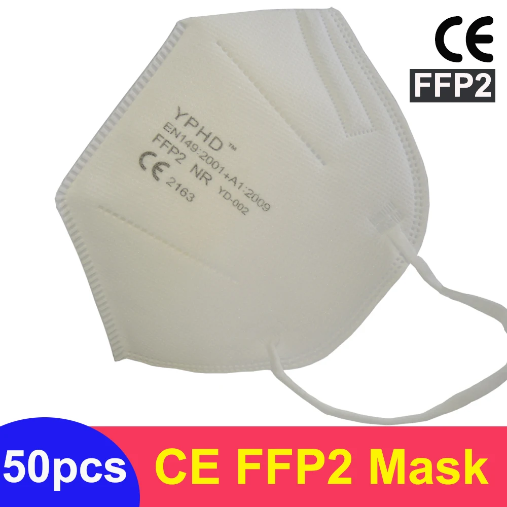 

CE FFP2 лицевые маски для защиты от вирусов, пылезащитный респиратор, маски для рта, противовирусные загрязнения, дышащие, одобренные KN95 fpp2 мас...