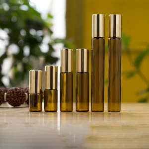 Флакон из тонкого стекла для эфирного масла, 5 шт.упак., 1 мл, 2 мл, 3 мл, 5 мл, 10 м