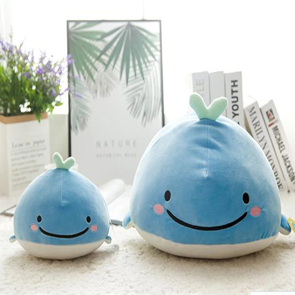 Longhorn плюшевая игрушка КИТ дельфин в форме ростков для девушек Подушка кукла