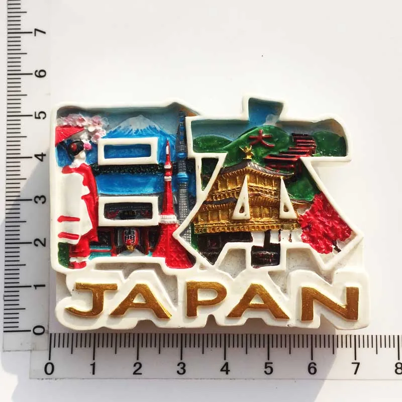 Сувениры-магниты на холодильник Япония город туризм Осака Кумамото | Дом и сад
