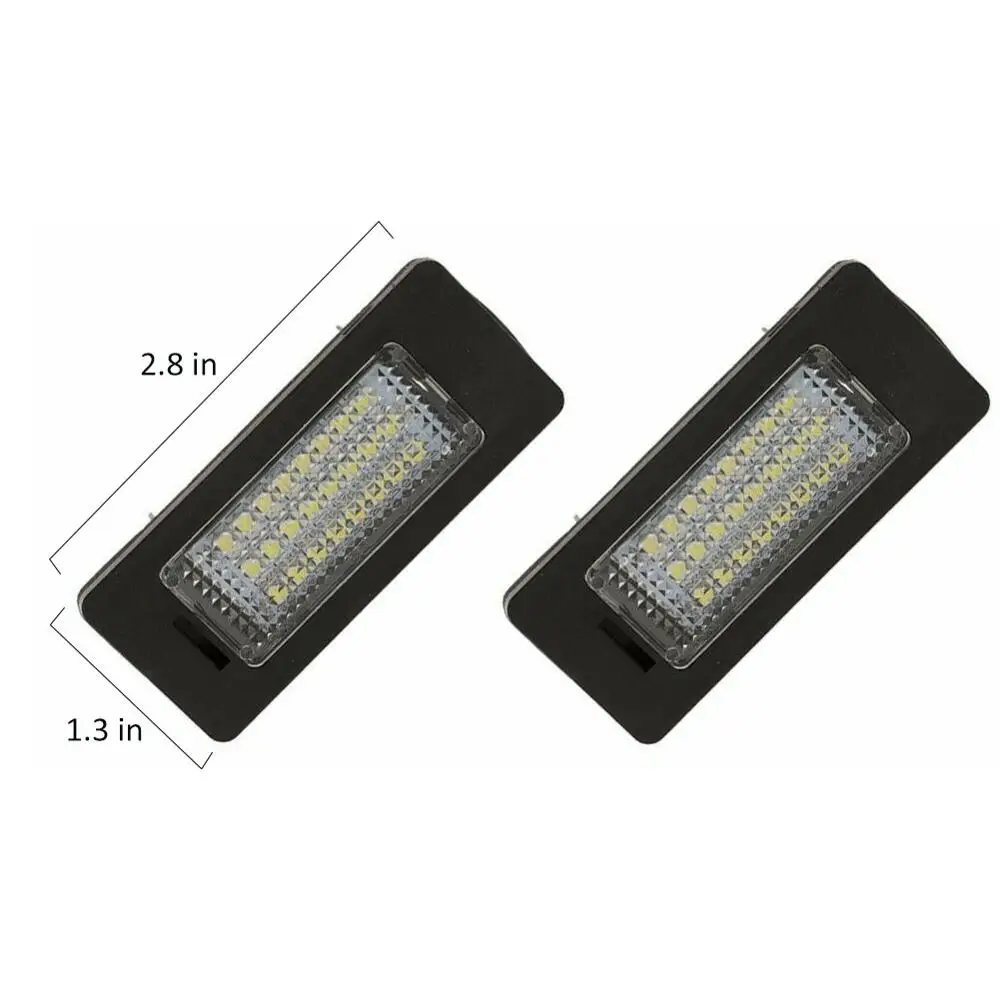Бесплатная доставка! 2 шт. автомобильный номерной знак светильник 24 SMD
