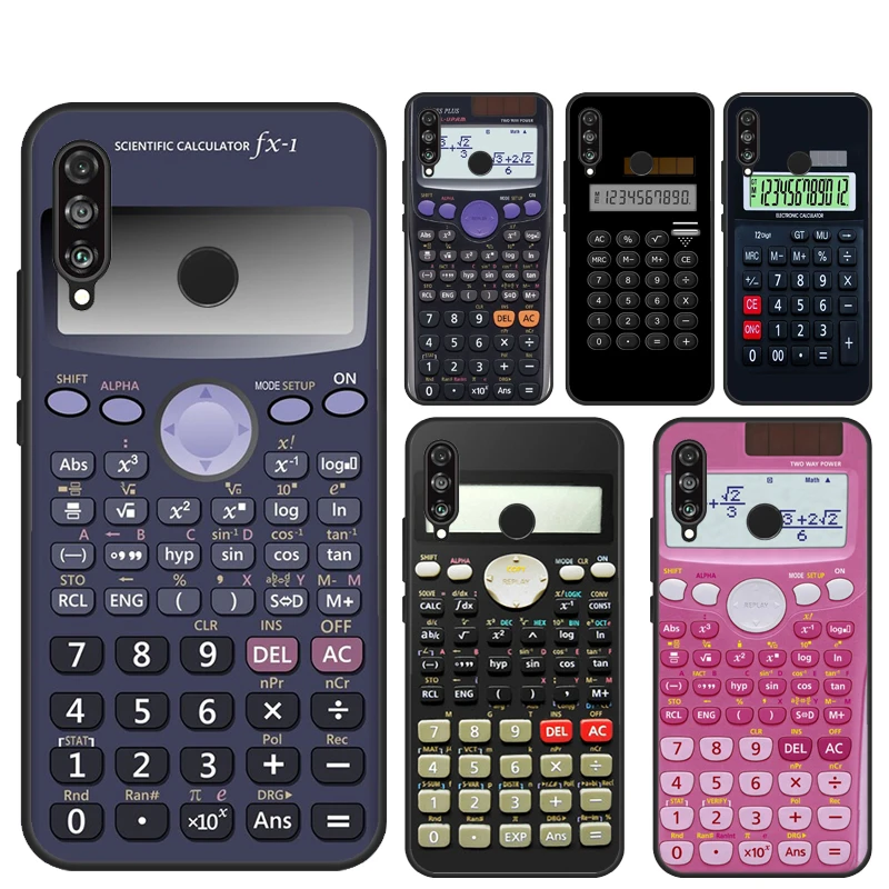 Ретро Калькулятор Чехол для Huawei P30 Lite Mate 20 10 P20 Pro Soft Cover P Smart 2019 2021 on.