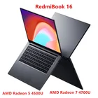 Ноутбук Xiaomi RedmiBook 16, Ryzen Edition с AMD Ryzen 4700U4500U, 16,1 дюйма, 100% sRGB, Type C, 512 ГБ SSD