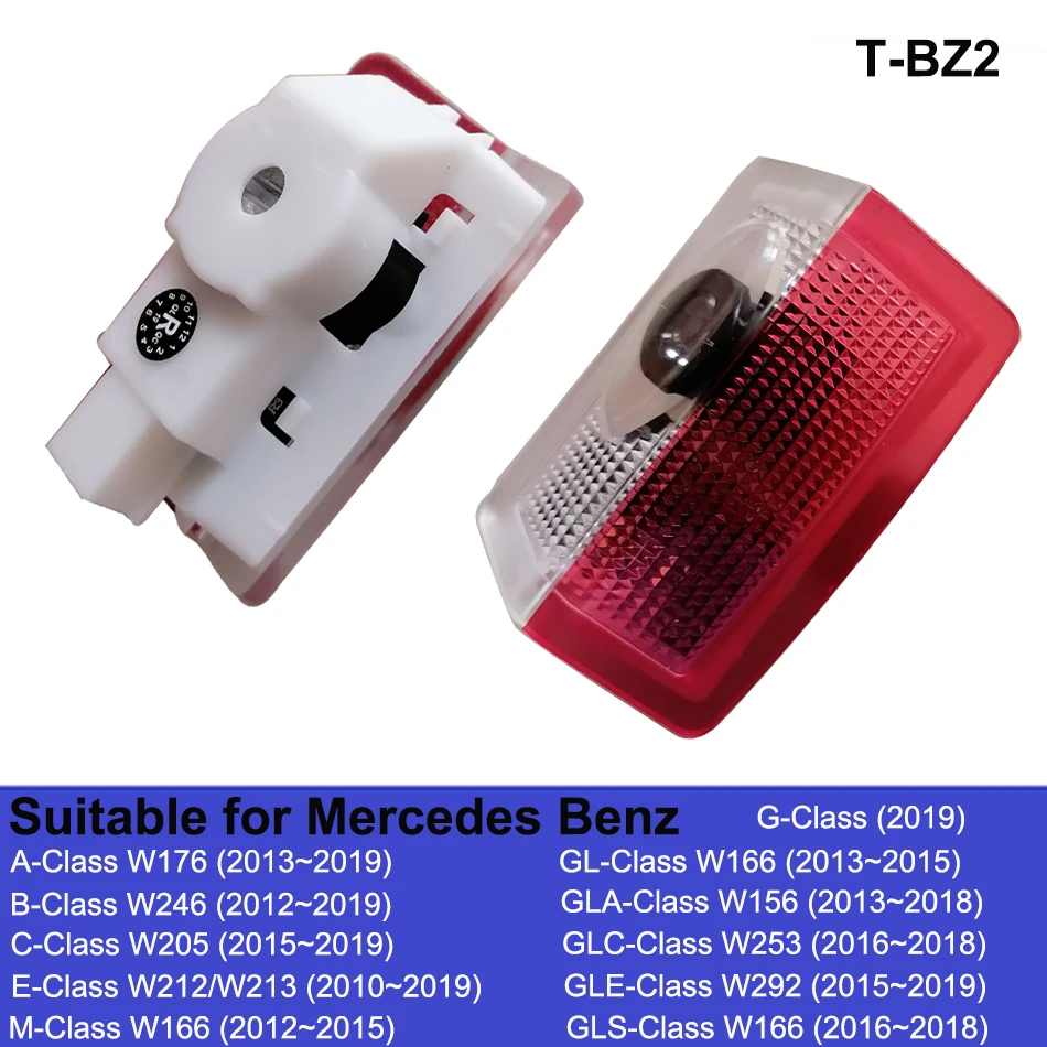 W246 W205 W166 W176 светодиодный светильник для двери автомобиля W212 GLA Luces Para автомобильные аксессуары логотип Внутреннее освещение для Mercedes Benz AMG