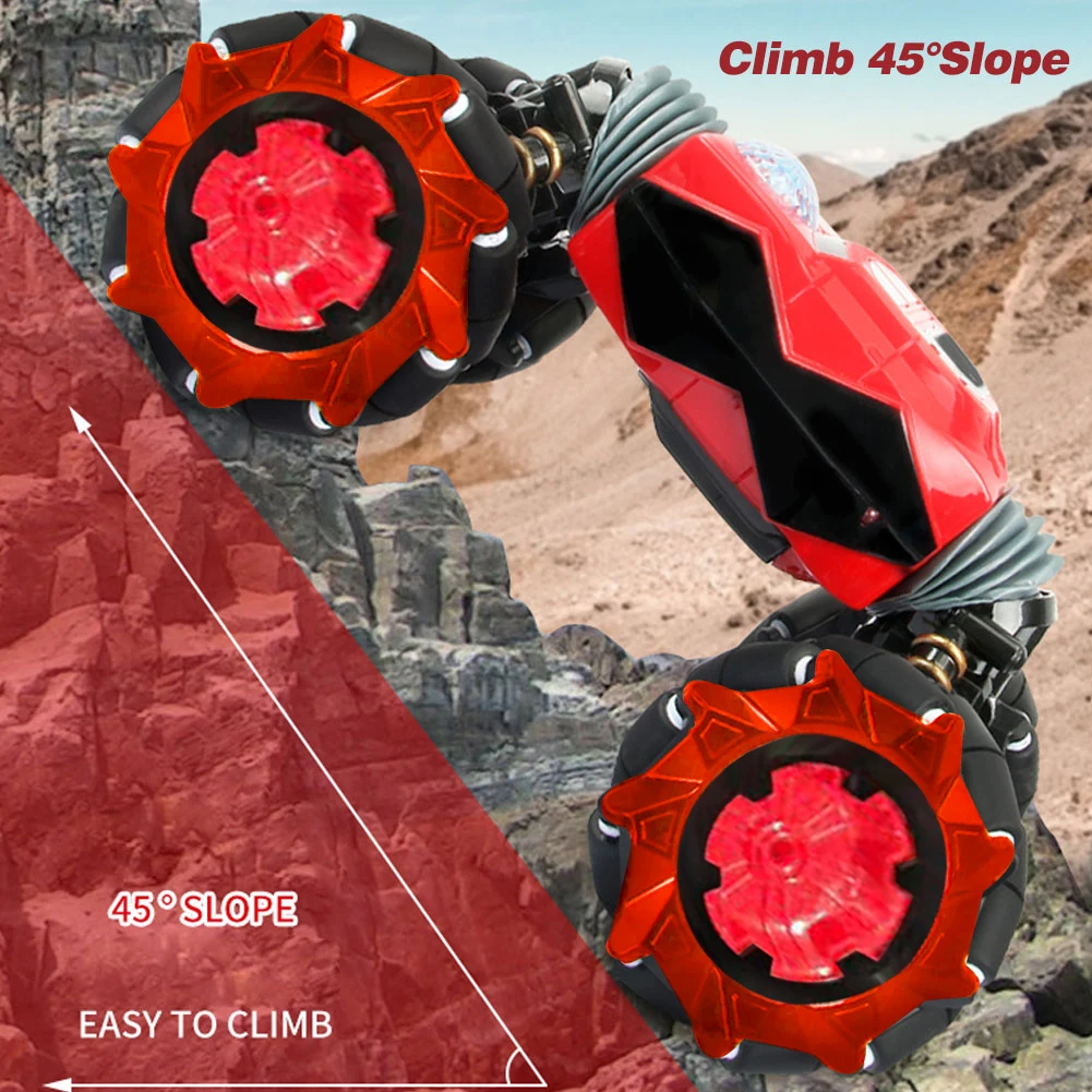 

1:14 Remote Control Car 2.4GHz Gesture Sensing Drift Stunt Twisting Off-road Vehicle Toy With Watch Control Light ingenious