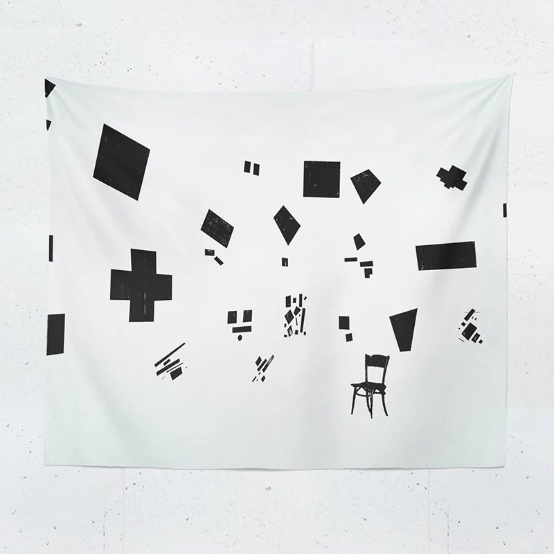 

Modern minimalist abstract geometric art wall hanging cloth background cloth room decoration cloth hanging cloth