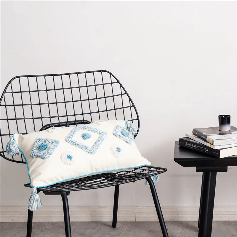 Hand made Вышивка размером 45*45 см квадратная подушка диванная Подушка Чехол Декор