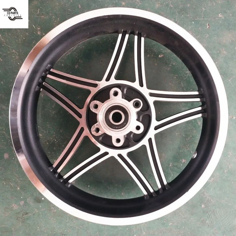 

12 Inch Electric Scooter Tire Inner and Outer Tire Folding Car Mini Car Front Wheel Disc Brake Aluminum Alloy Wheel Hub