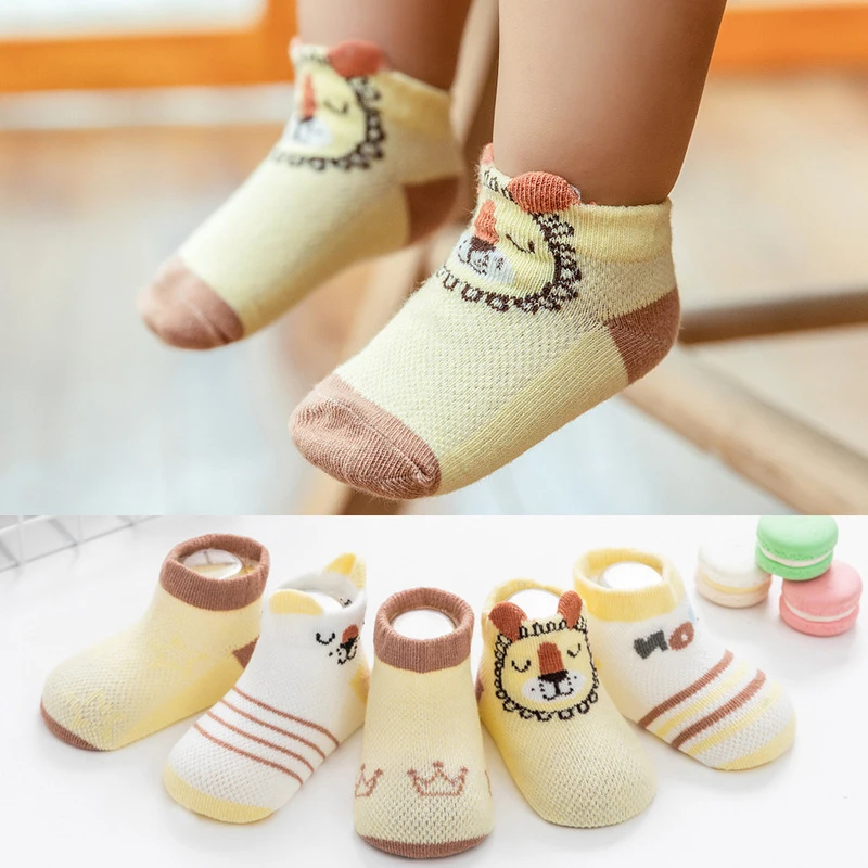 

2021 New Arrival Summer Baby Boy Socks Newborn Accessories Cute Kids Mesh Socks Girls Calcetines Bebe Recien Nacido Verano
