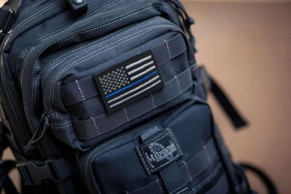Тактический американский флаг США SWAT полицейский правоохранительный тонкий