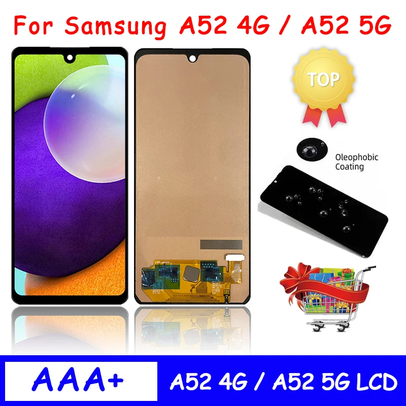 Высококачественный ЖК-дисплей 6 5 дюйма AA + для Samsung Galaxy A52 5G A526 сенсорный экран