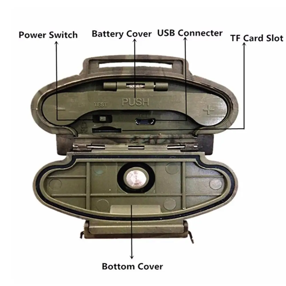 

Wireless Hunting Camera 16MP HC700A Photo Trap Trail Camera Night Vision Wildlife Wild Surveillance Hunting Tracking Camera