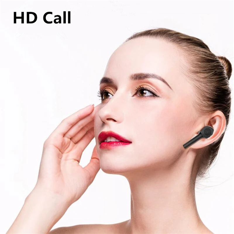 

New Noise Reduction Bluetooth Earphone In Ear Wireless Earbuds Headphones Waterproof Sport Headset For Smartphones PK Air2 Pro