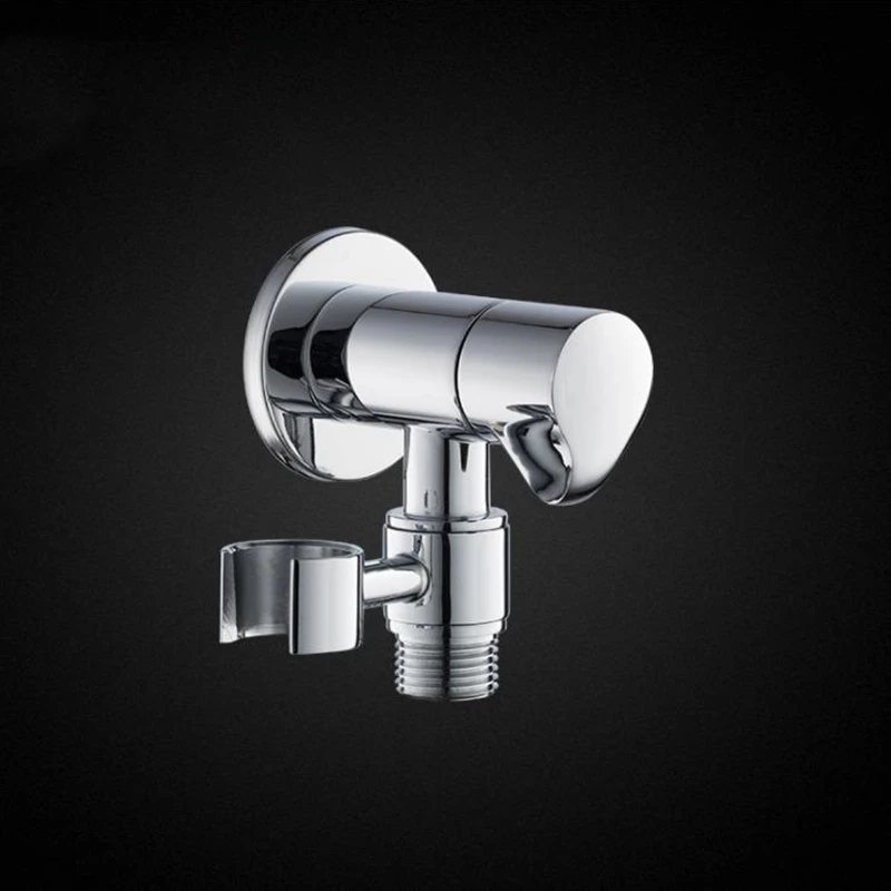 Bibcocks Tap For Outdoor Garden Chrome Brass Wall Mount Bathroom Corner Faucet Bath Toilet With Shower Bracket | Обустройство дома