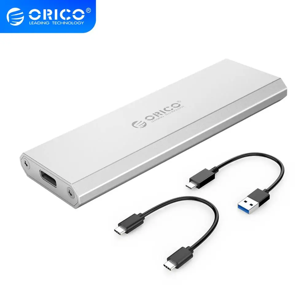 Чехол ORICO M2 NVMe 10 Гбит/с M.2 на USB Type C 3,1 SSD, адаптер для NVME PCIE M-key, корпус для SSD-диска из алюминиевого сплава, чехол для M.2 SSD - изображение