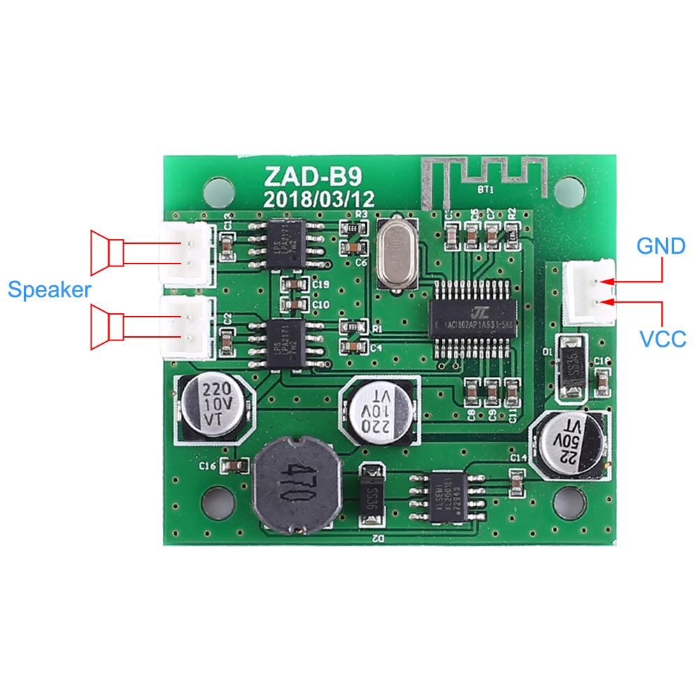 2 шт. мини 5 В MP3 декодер доска 3 Вт * модуль декодирования WAV У диска карты памяти usb