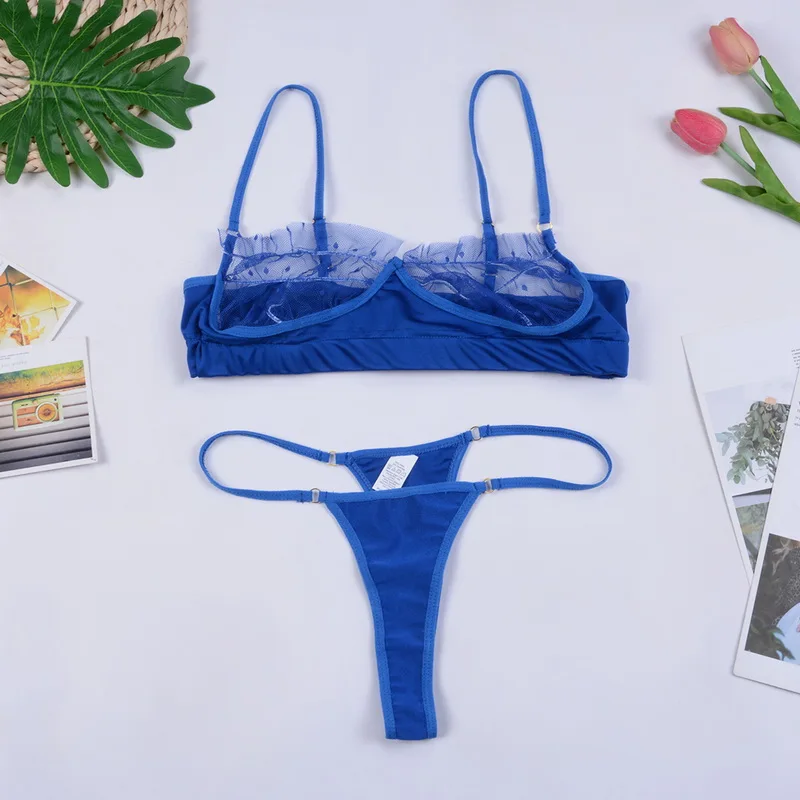 

Sexy Women's Underwear Transparent Bra Lace Lingerie Set Party Sets Lace Black Lingerie Bra Set Underwear Set 2021