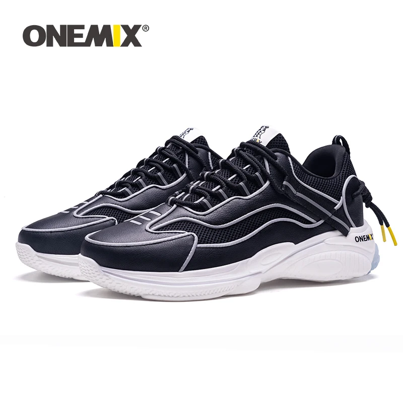 Кроссовки ONEMIX мужские и женские в стиле ретро удобная повседневная обувь для