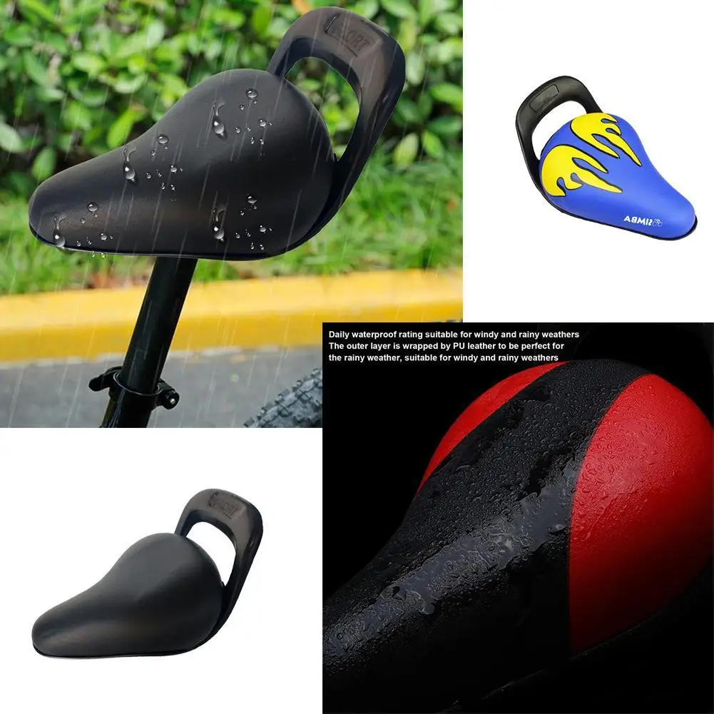 Велосипедное седло Сиденье из искусственной кожи U-образная подушка детское