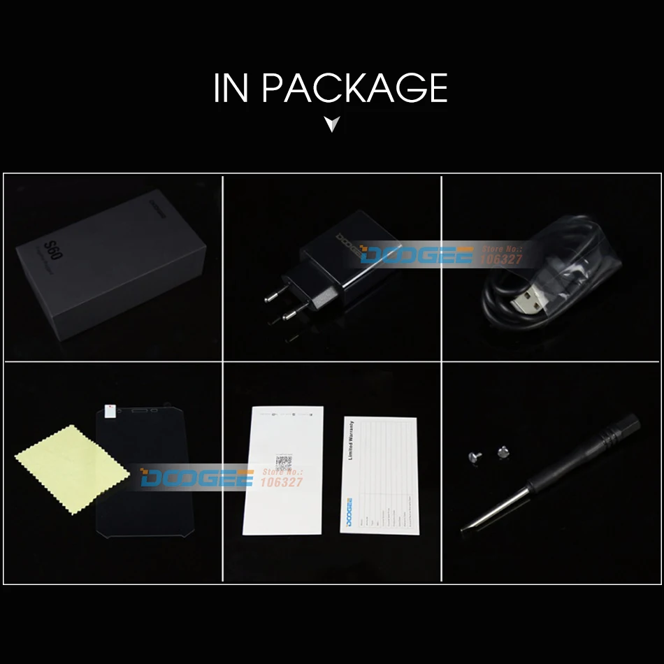 DOOGEE S60 прочный телефон IP68 из непромокаемой ткани пыле мобильный NFC 5580 мАч 6 Гб 64 Helio