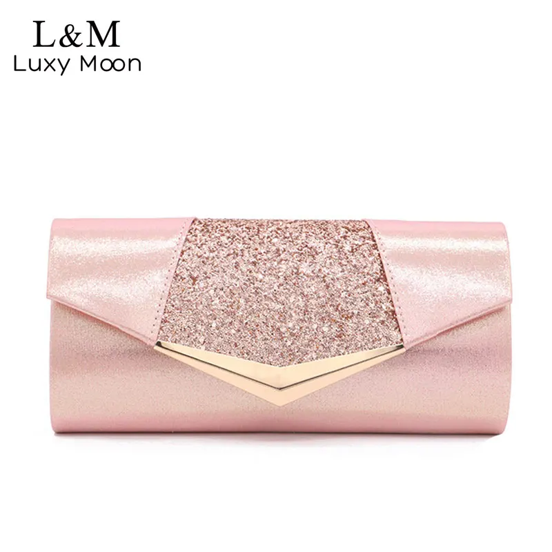 Свадебные вечерние сумки Клатчи женские золотые сумочки кошелек Блестящий клатч