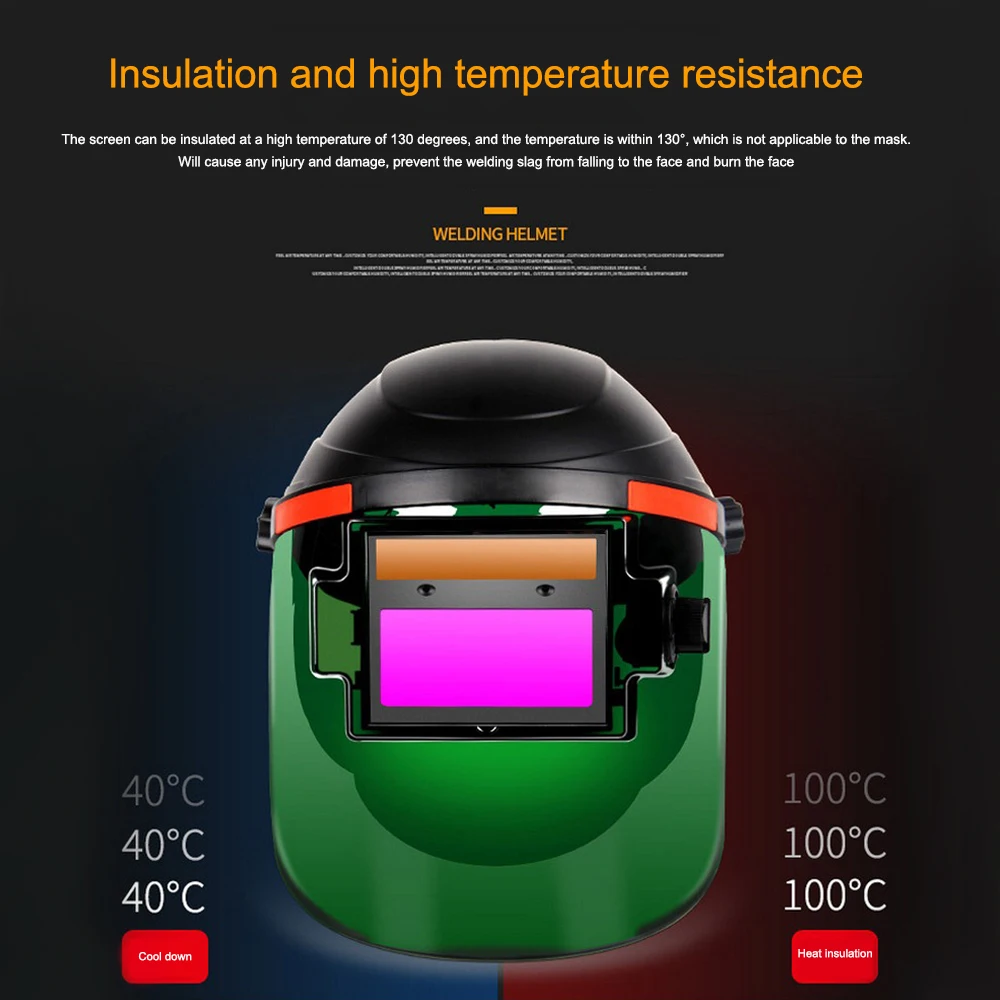 Solar Auto Darkening Welding Mask Helmet Splash Proof Safety Air Fed Protective Tool |
