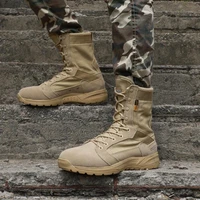 2019 new arrival men shoes lace up tactical military boots comfortable breathable shoes working safety boots zapatos de hombre