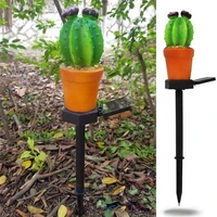 solar garden lights creative cactus pineapple lawn lamp outdoor ground lights