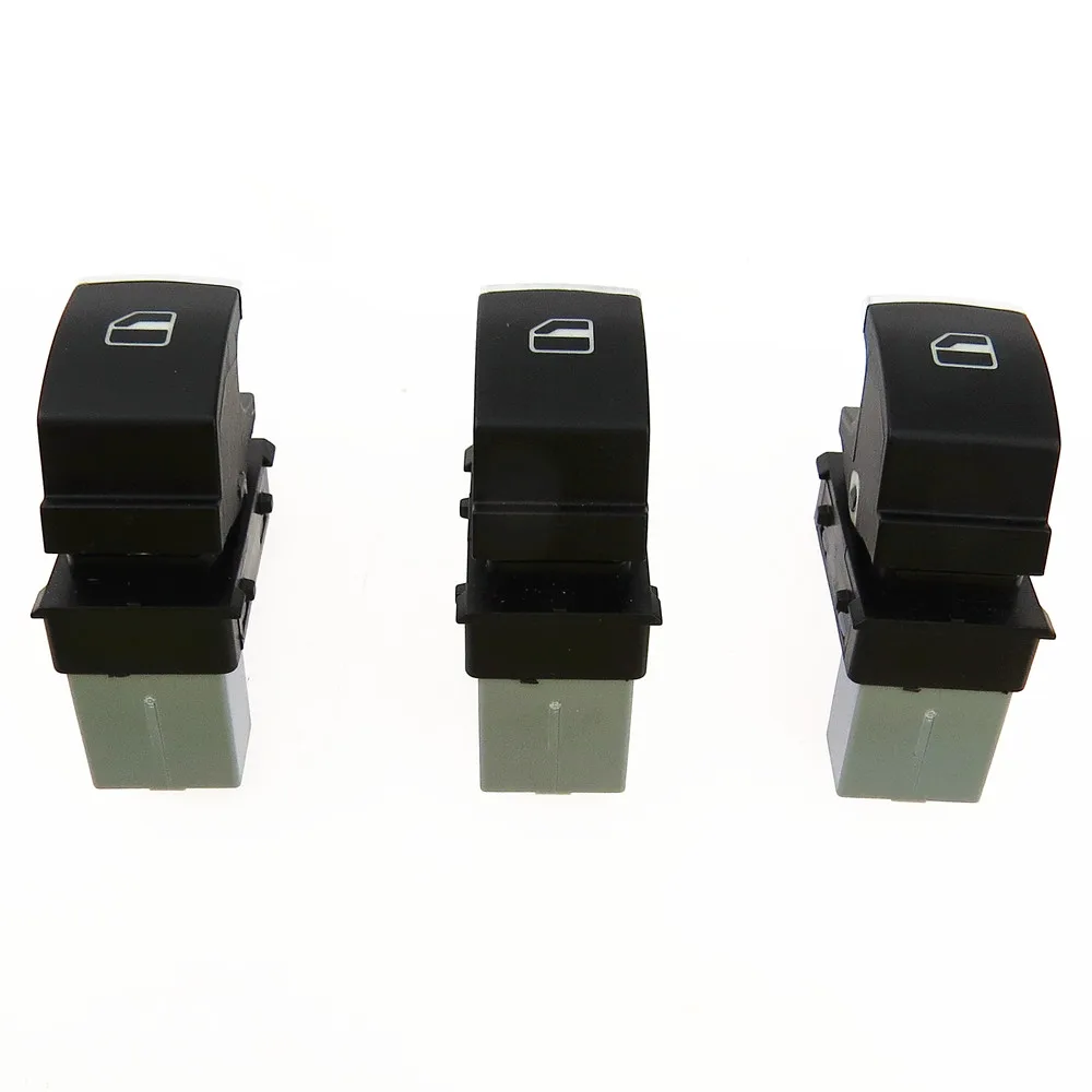 SCJYRXS For Passat B6 CC 5 Golf MK5 MK6 Tiguan Rabbit Window Glass Switch Button Chrome 5ND959855 5ND 959 855 5ND959855XSH | Автомобили и