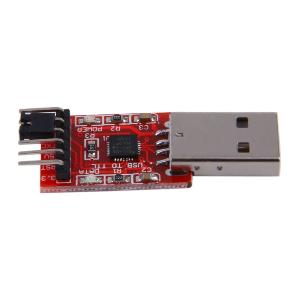 USB для ttl UART 6PIN модуль последовательный преобразователь CP2102 STC PRGMR Бесплатный