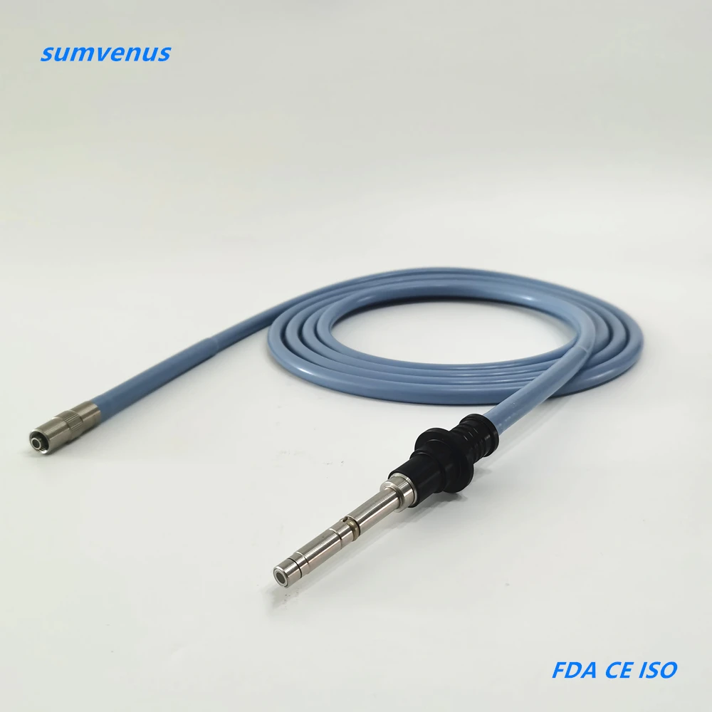 

Medical Surgical Φ4X2500mm 3000mm fits Olympus Cold Light Source fits Storz interface Endoscope Optical Fiber Cable Autoclaved