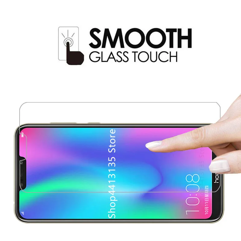 Honor 8c стекло на чехол для huawei Honer Hono 8 C полное покрытие из закаленного стекла