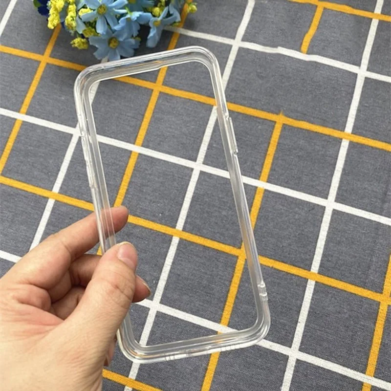 

Silm silicone Soft shockproof Bumper For iPhone 13 Pro max Full Protector TPU Frame Case For iPhone 13 mini Bumper Case Cover