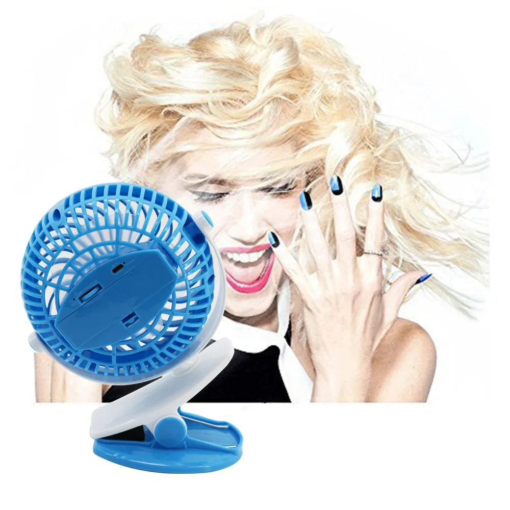Охлаждающие вентиляторы с поворотом на 360 градусов портативный USB перезаряжаемый