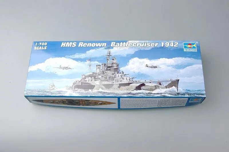Пластиковая модель Trumpeter 1/700 05764 HMS Battle Cruiser Renown 1942 |
