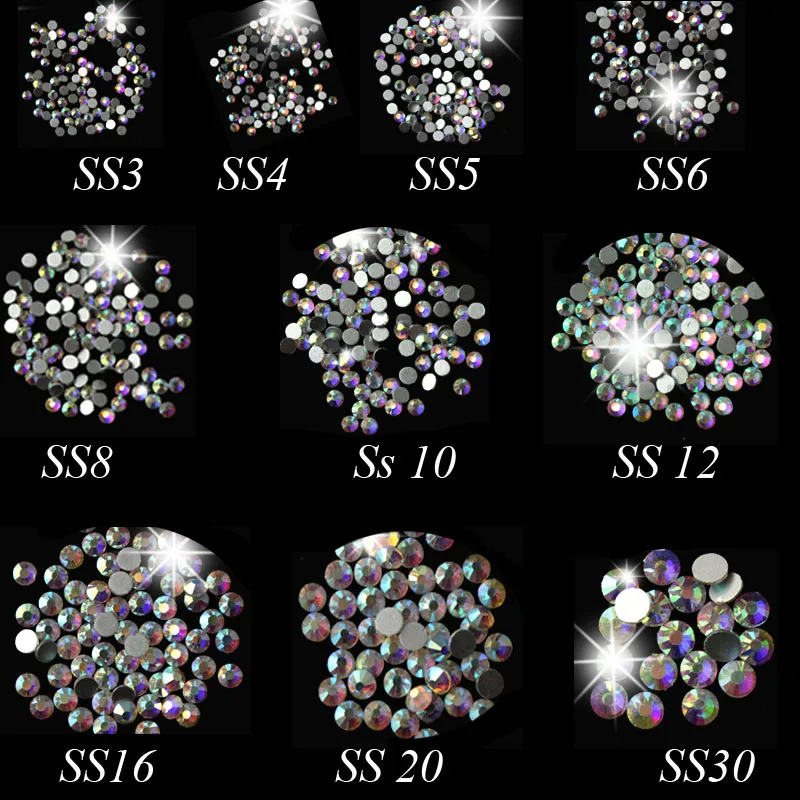 Стразы для дизайна ногтей Swarovsky стразы наклейки 3D украшение сделай сам