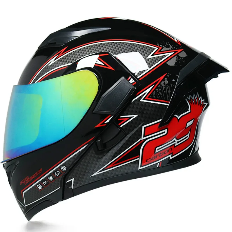 Электрический мотоцикл для взрослых Motos Accesorios гоночный шлем 7/8 Ретро Чоппер